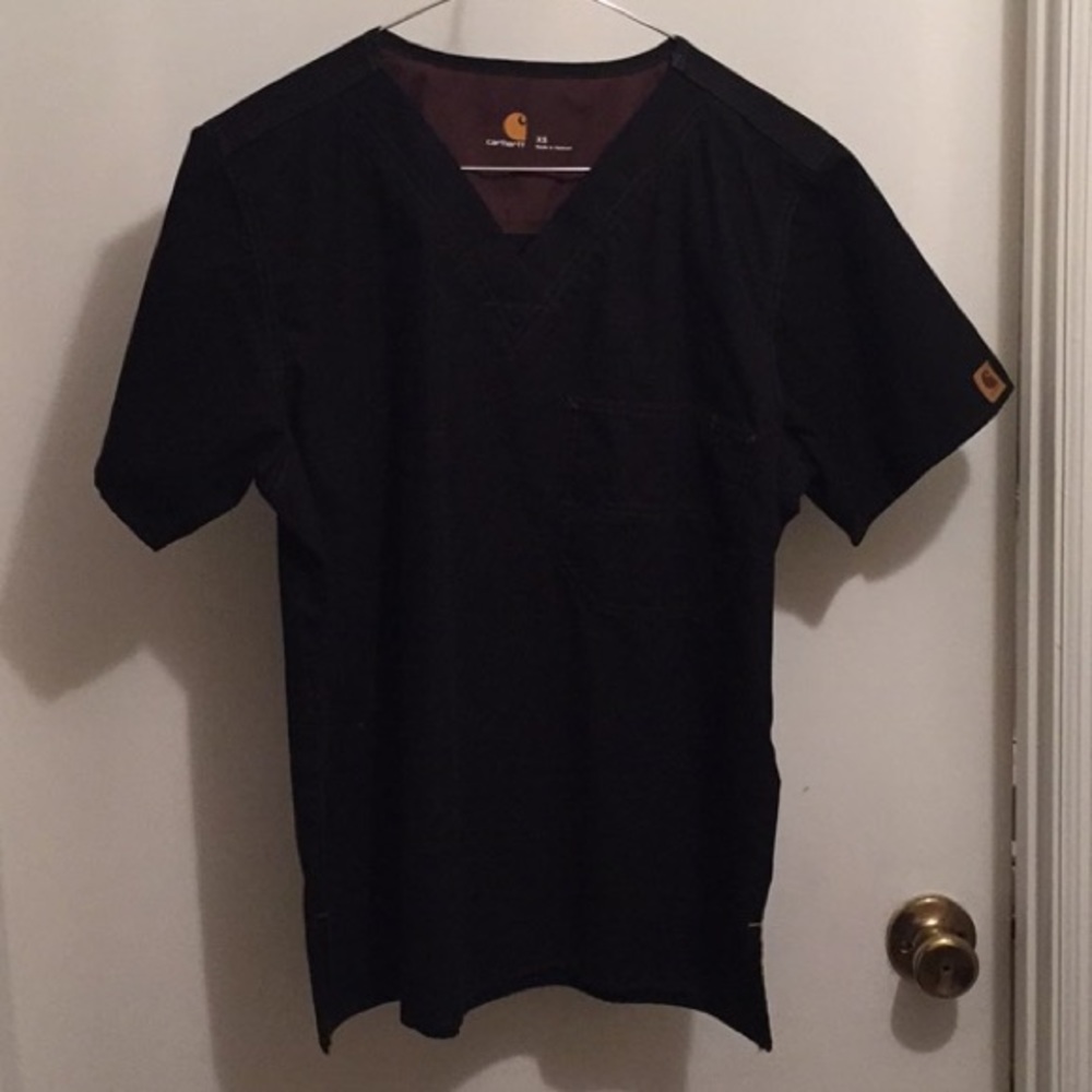 Black Carhartt Scrub Top
