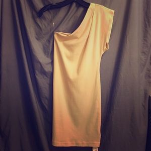 Interlock asymmetrical dress