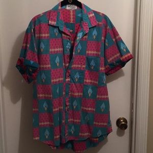 Vintage Zepplinn Short Sleeve Button Up
