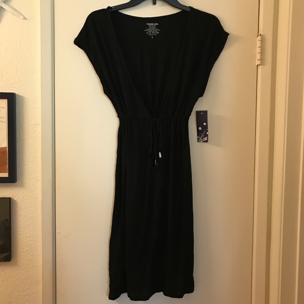 Beach cover up dress.