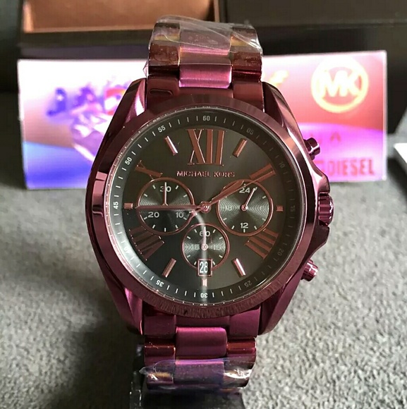 Michael kors plum watch Clearance