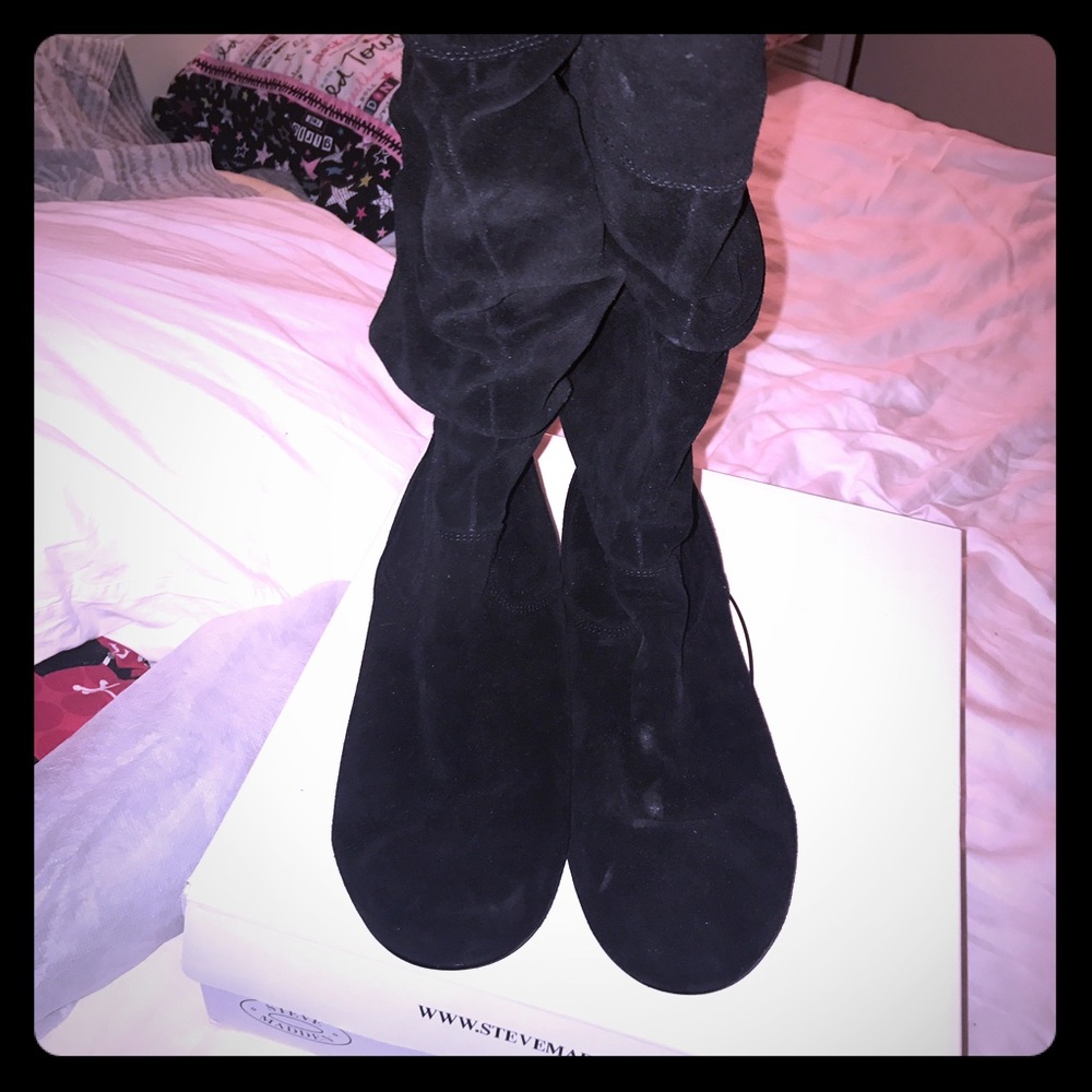 Steve Madden Bonanza suede boots