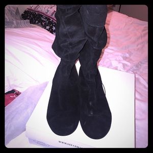 Steve Madden Bonanza suede boots