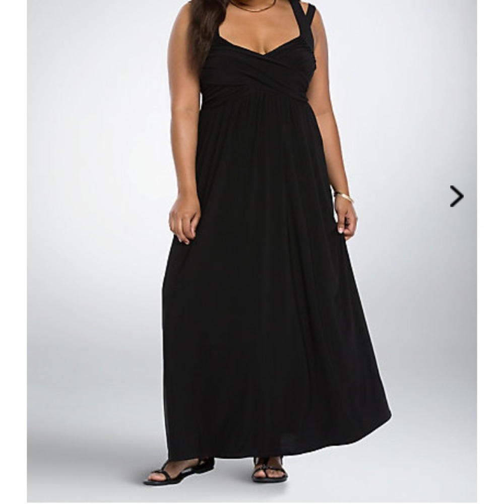 Torrid black maxi dress