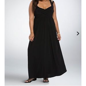 Torrid black maxi dress