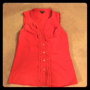 Banana Republic red button up tank