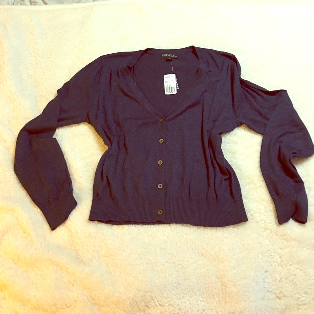 NWT Forever 21 Plus Vneck Cardigan