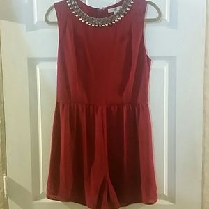 Red romper