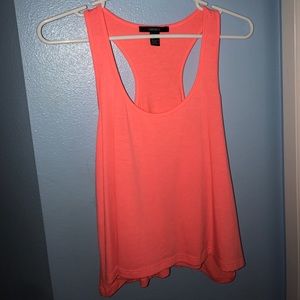 Pink Racerback Flowy Tank Top