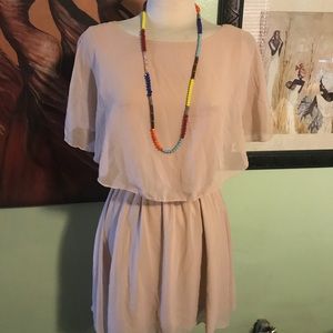 Dress short cream used
