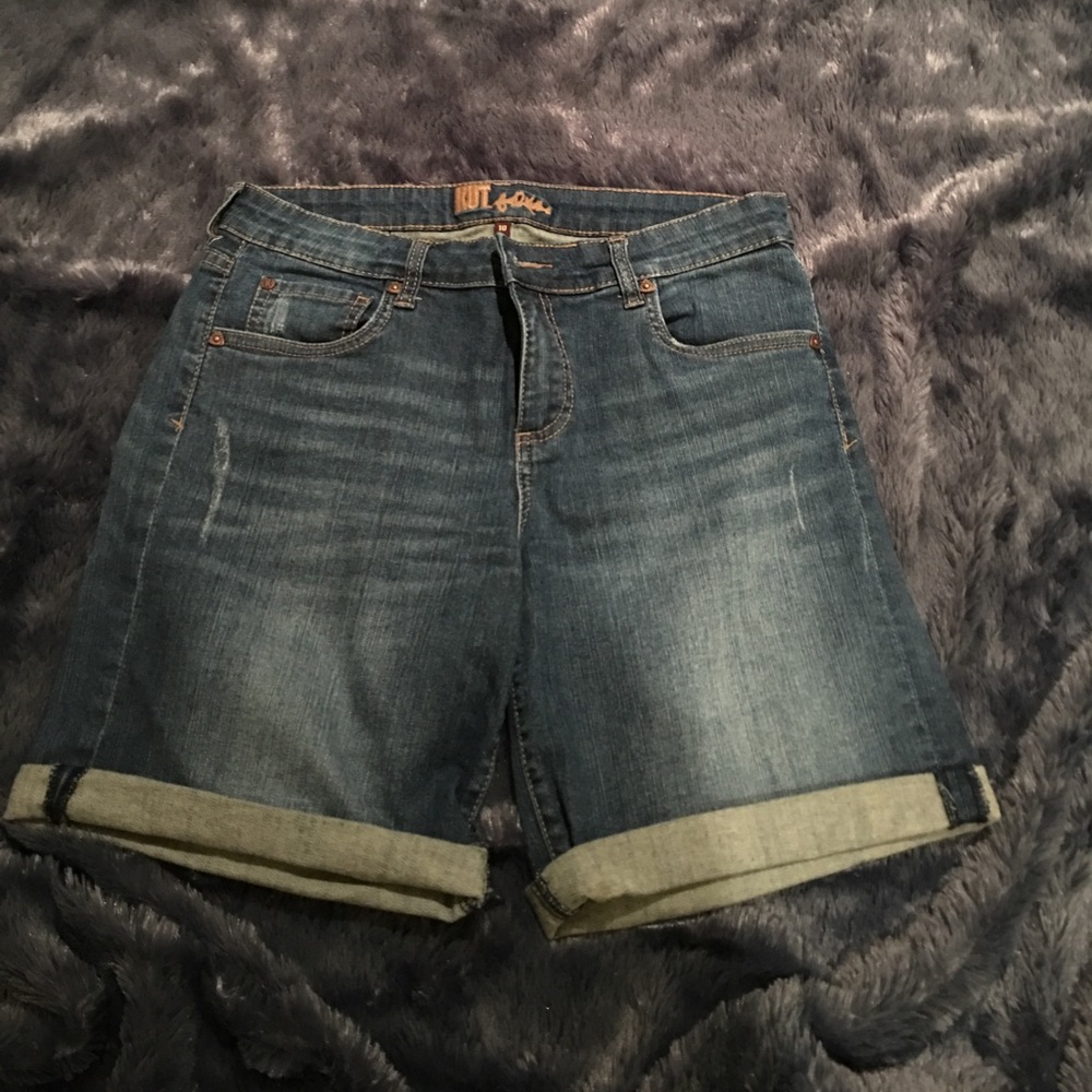 Denim bermudas