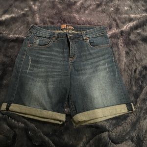 Denim bermudas