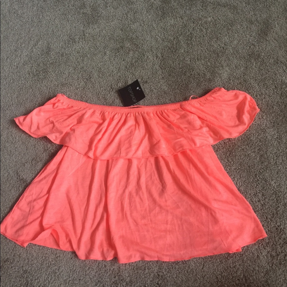 New with tags Topshop off the shoulder top