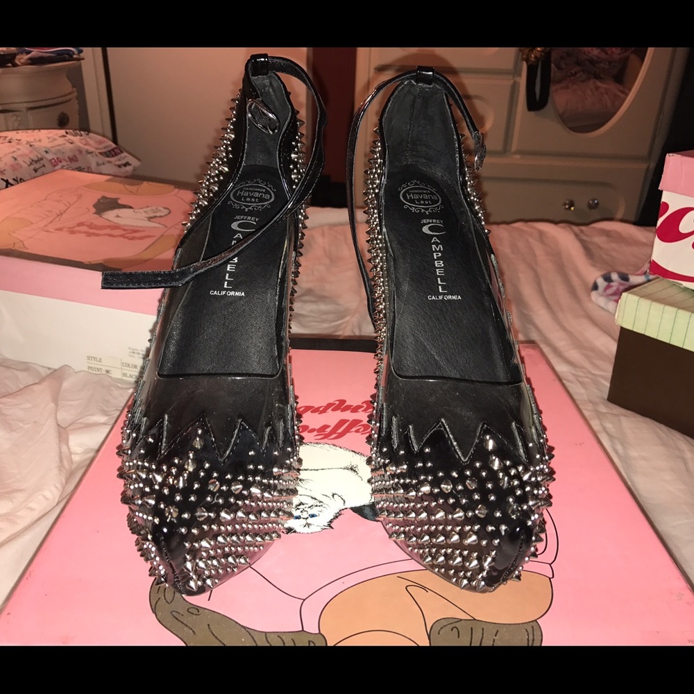 Jeffrey Campbell Audrey Spiked Wedge