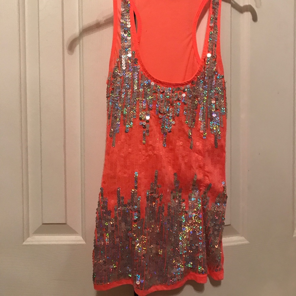 Sequin tank top