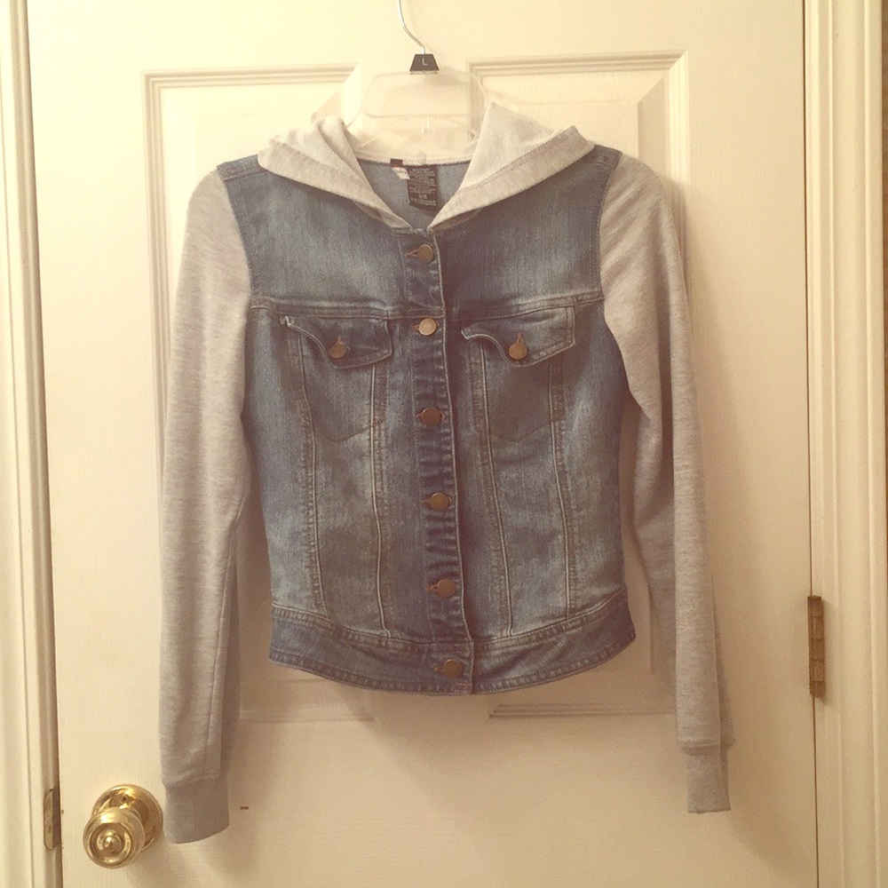 Fire Los Angela's Blue Jean Jacket with hood