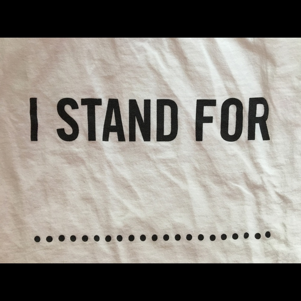 Doc Martins #Standforsomething campaign tshirt