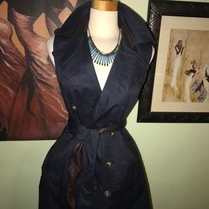 Navy blue blazer dress
