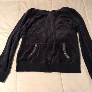 **Jumpsuit set!** Victoria's Secret Navy Velour
