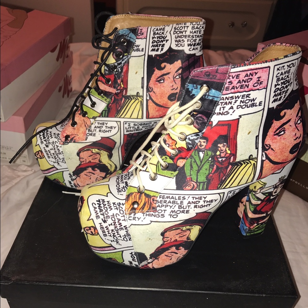 Jeffrey Campbell x BlackMilk "sick of men" Litas