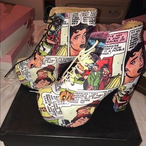 Jeffrey Campbell x BlackMilk "sick of men" Litas