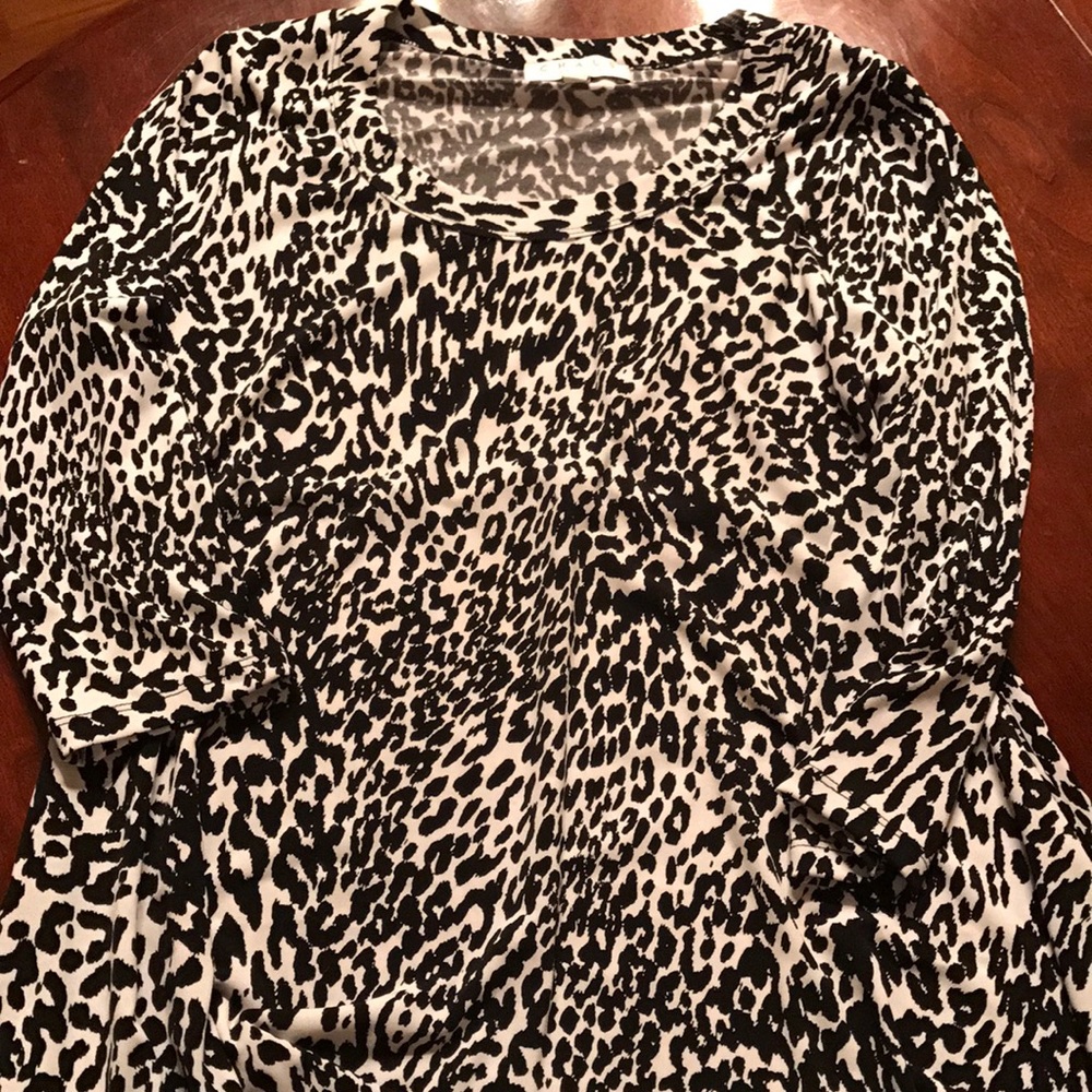 Black printed shirt