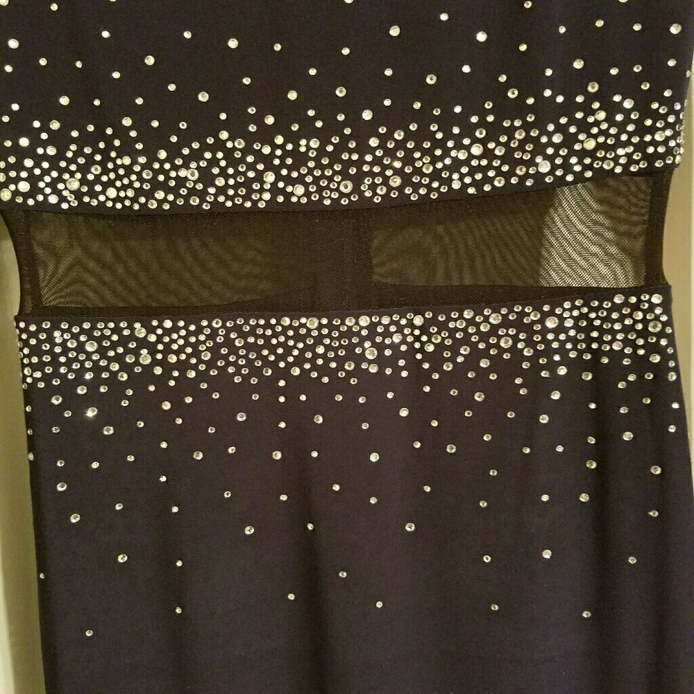 Navy Blue Party Dress - Picture 2 of 3