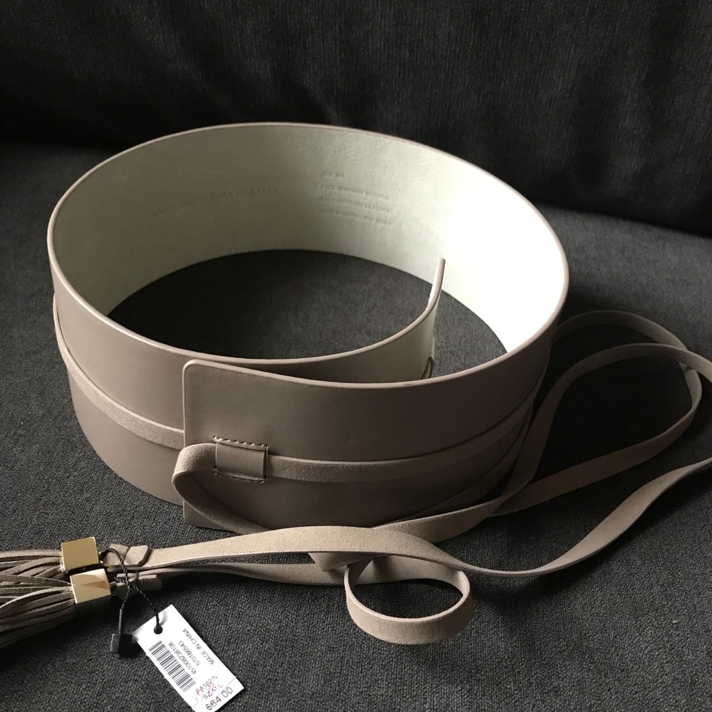 TASSEL-DETAIL OBI BELT
