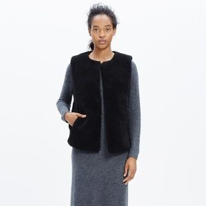Madewell Faux Shearling Vest