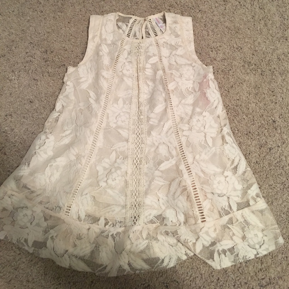 Xhilaration high neck lace top.