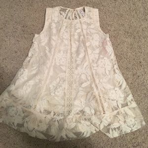 Xhilaration high neck lace top.