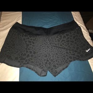 Nike dri-fit leopard shorts
