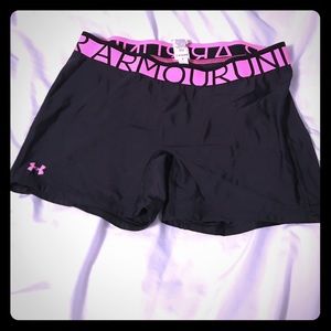 Under armour spandex shorts