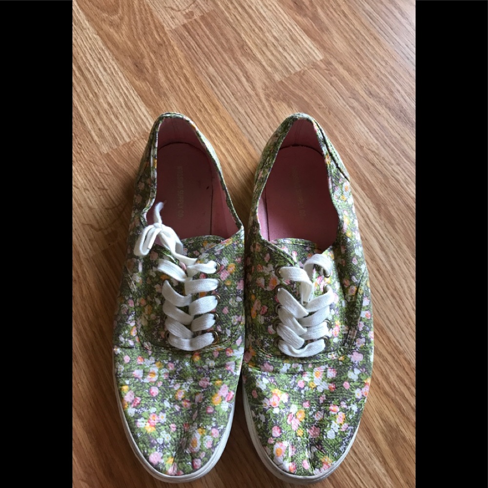 Floral sneakers