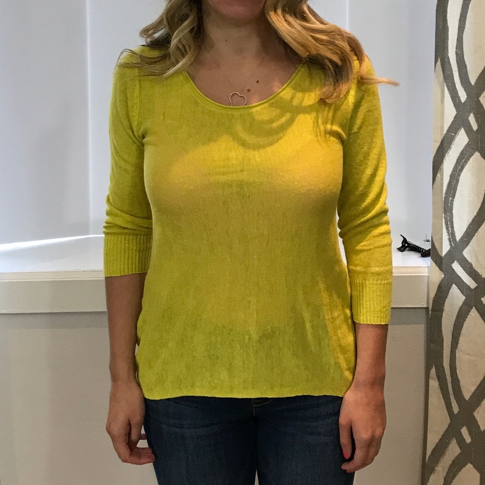 Sheer Linen Pullover