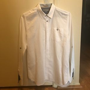 Ted Baker White Button Down Shirt