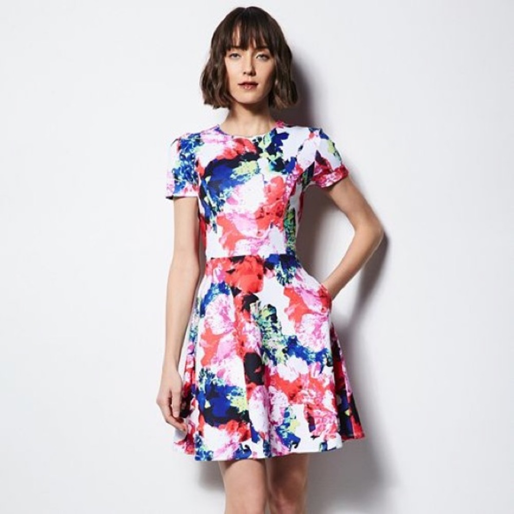 Milly x Design Nation Floral Scuba Dress