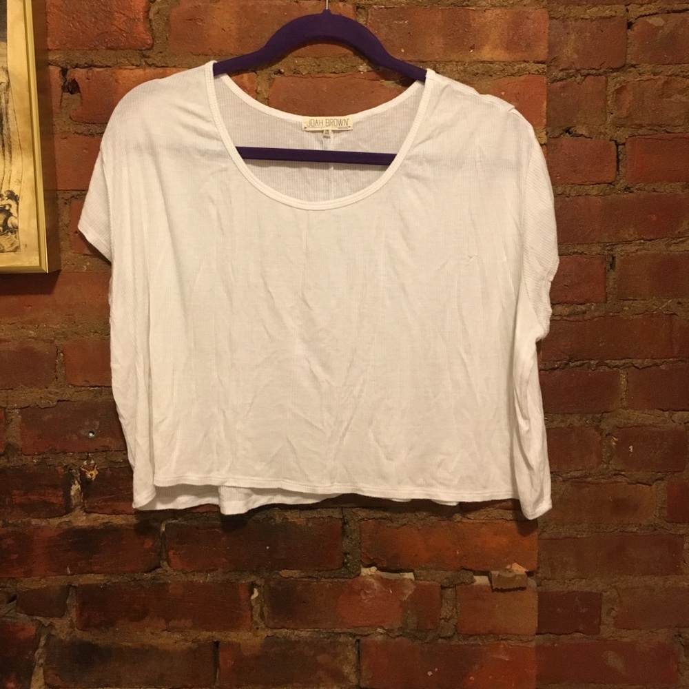 White crop Josh Brown top