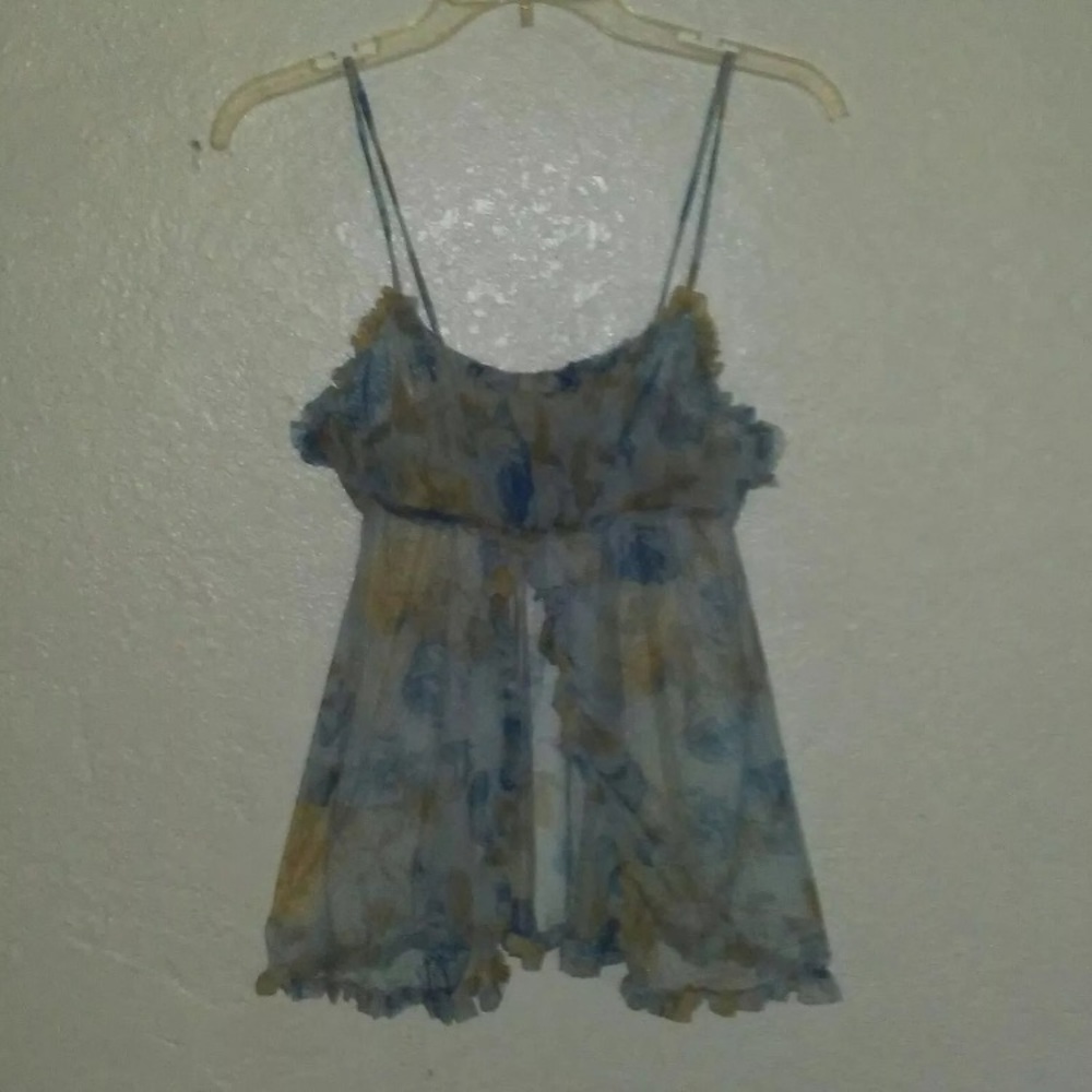 Sheer Floral Babydoll