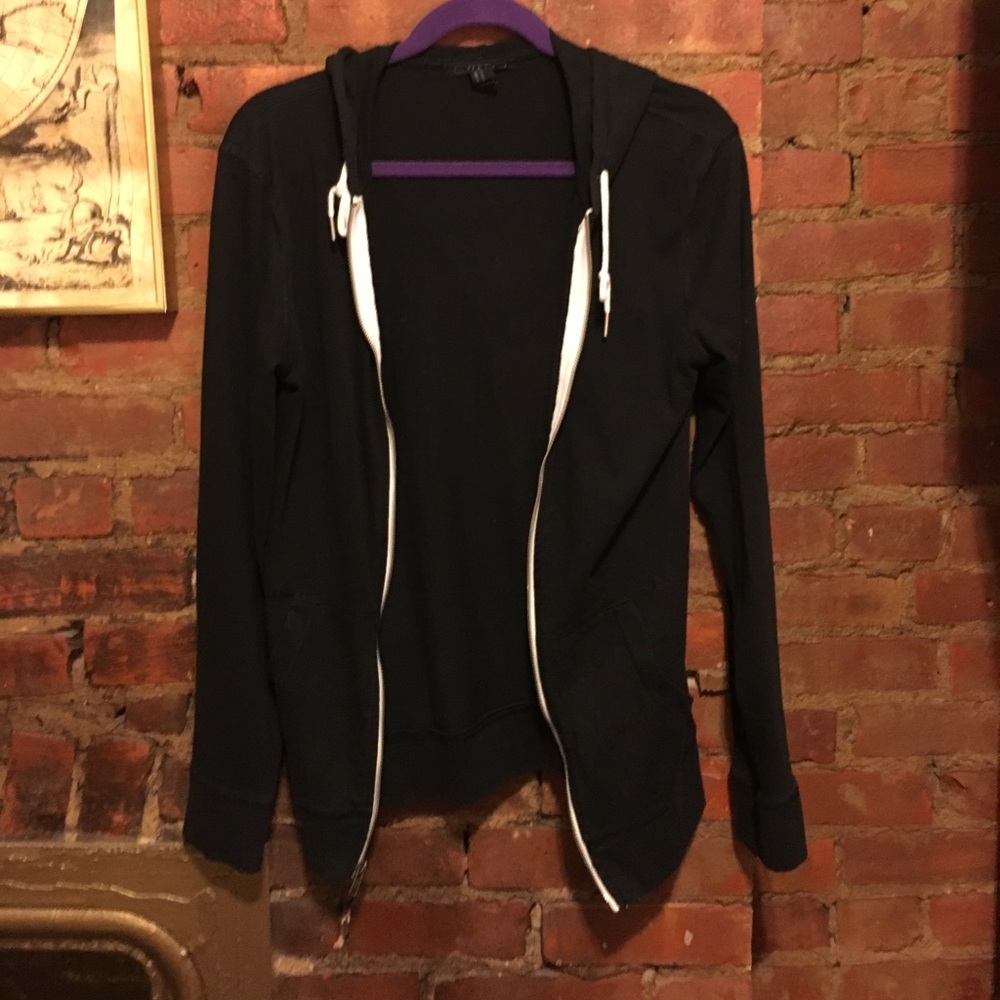 Black hoodie zip up