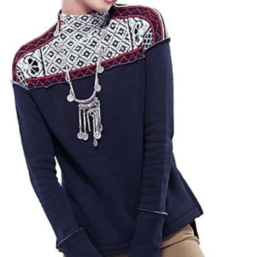 Free People Snow Bunny Pullover