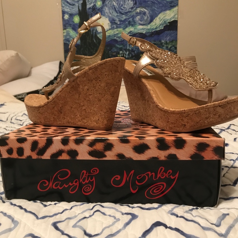 NIB NM Wedge Heels