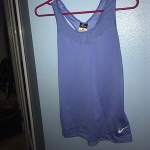 Breathable Blue Racerback Workout Top