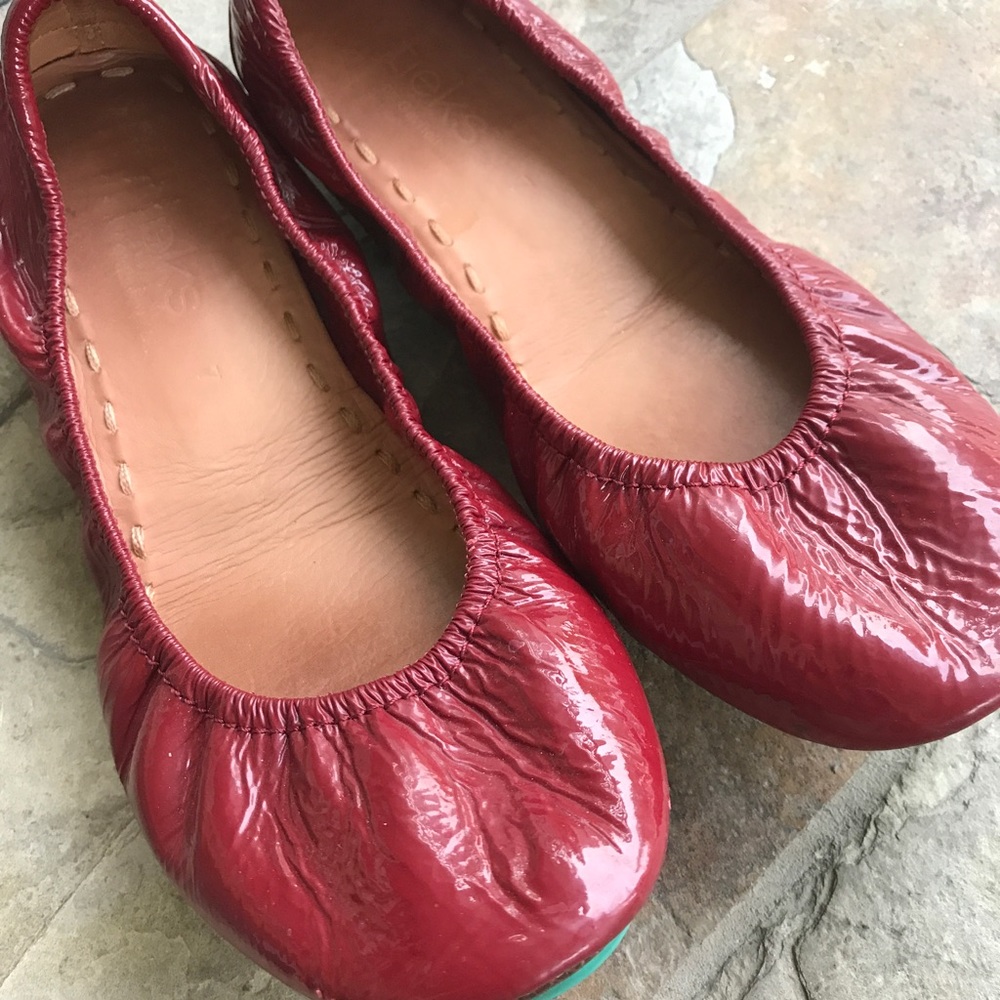 Ruby red tieks size 7