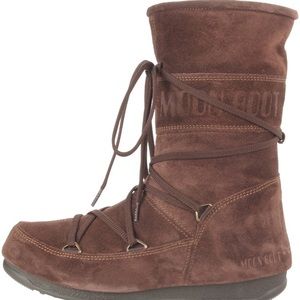 Moon boots winter Race up moon boots brown 8 warm