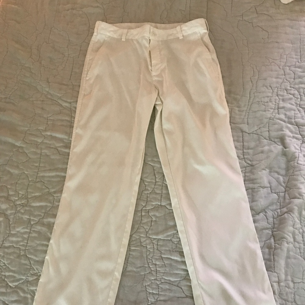 Nike white golf pants size 32×32