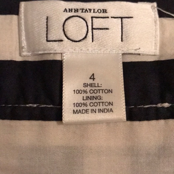 Classic Black&white stripe skirt by Ann Taylor - Picture 3 of 3