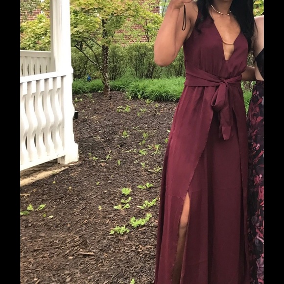 Red prom dress size 4 - Picture 4 of 5