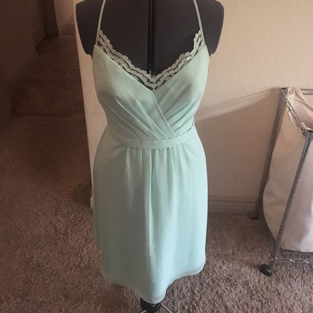 Davids Bridal Mint dress. Size 6