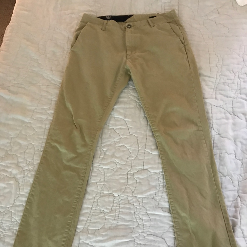 Khaki Volcom jeans 32×32